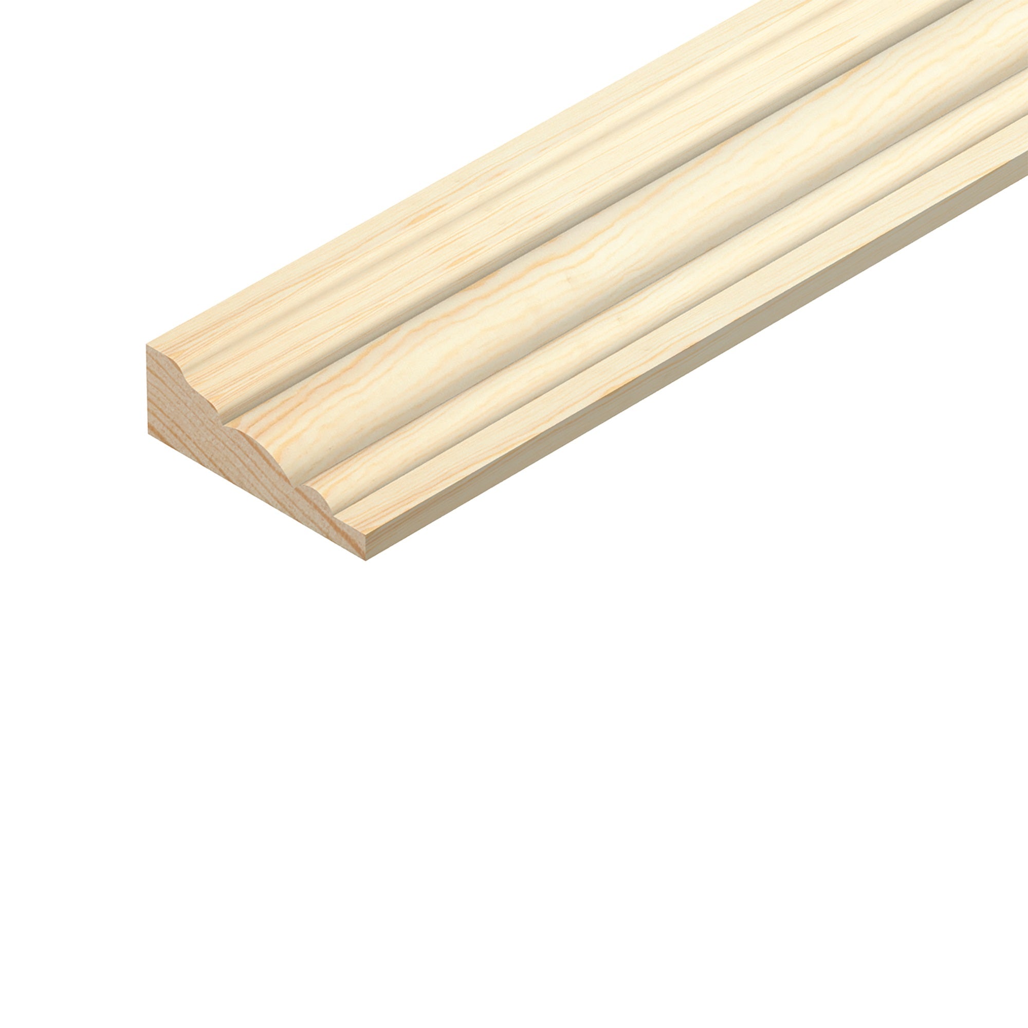 Cheshire Mouldings Barrel Mould Pine Natural 2.4Mtr 34mm x 12mm 5.21Kg TM796 | PEFC Certified | Timber Barrel | For DIY Jobs | Mouldings | Barrel Mould Decorative | Home Decor | ine Moulding | Decorative Trim | Wood Moulding | Softwood Moulding - Image 4